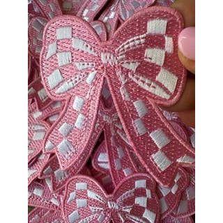 Checkered Bow Patch