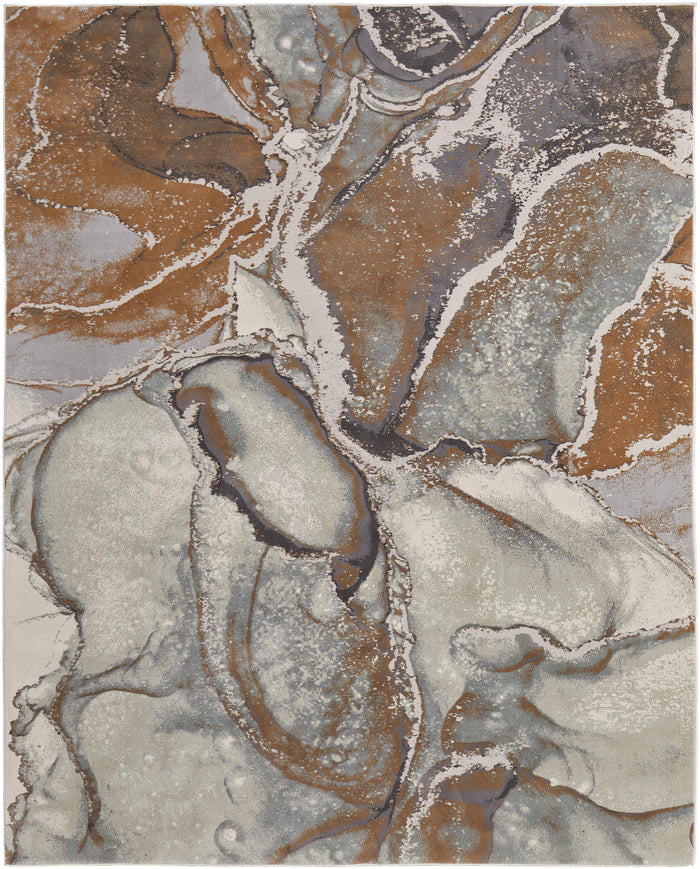 The Rug Corner Feizy Clio Modern Abstract - Gray/Brown