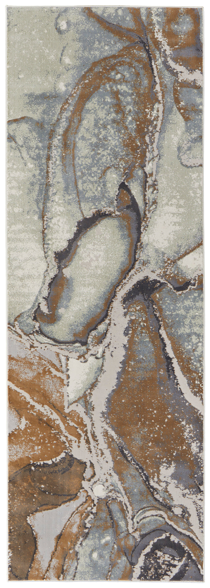 lifestyle The Rug Corner Feizy Clio Modern Abstract - Gray/Brown