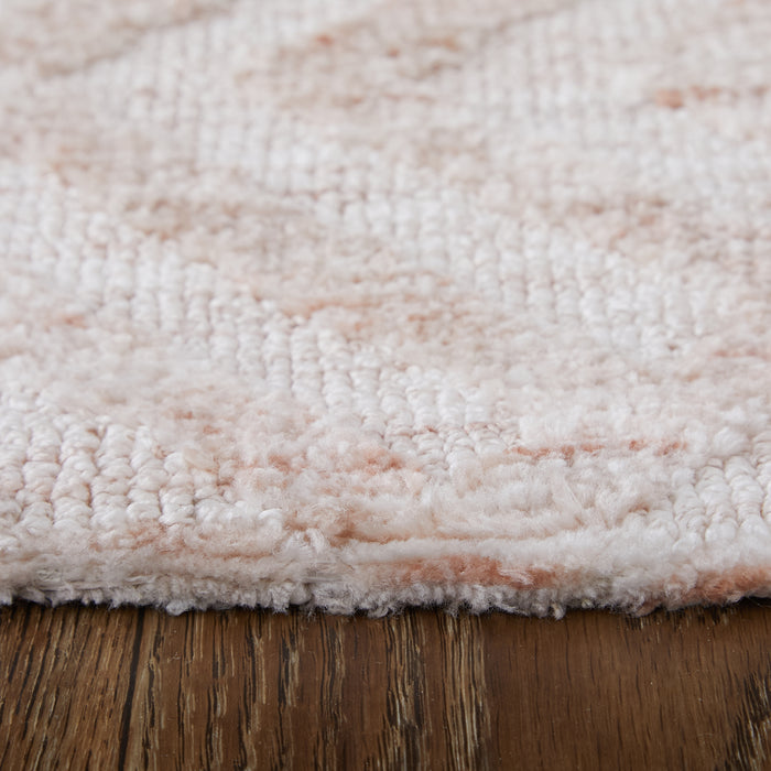 The Rug Corner Feizy Colton Modern Diamond - Pink/Ivory