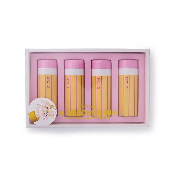 Confetti Pencil Poppers - Set of 4