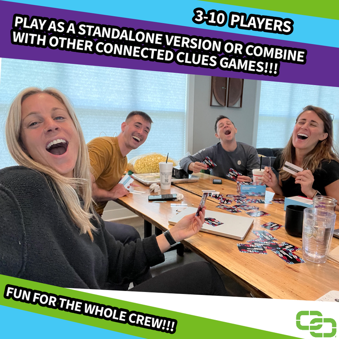 Connected Clues Uncensored Party Game