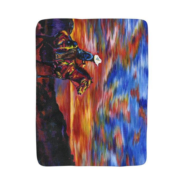 Cowboy Sunset - Blanket