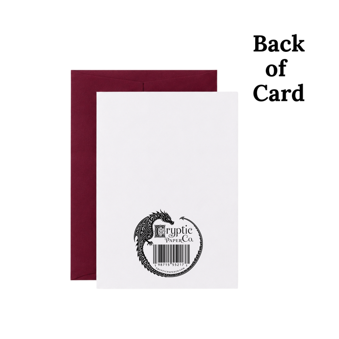 Cryptic Paper Co. Baby Card - Absolutely Legendary