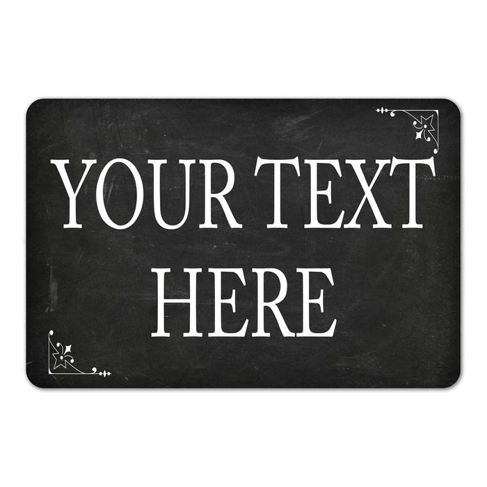 Custom personalized metal sign that can be made your way for home and garage wall decor