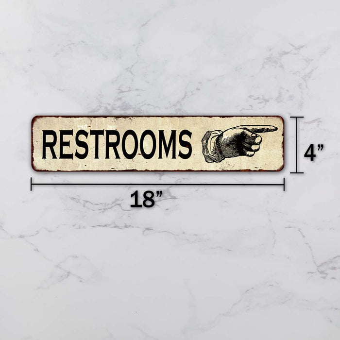Custom Sign Right Hand Pointer