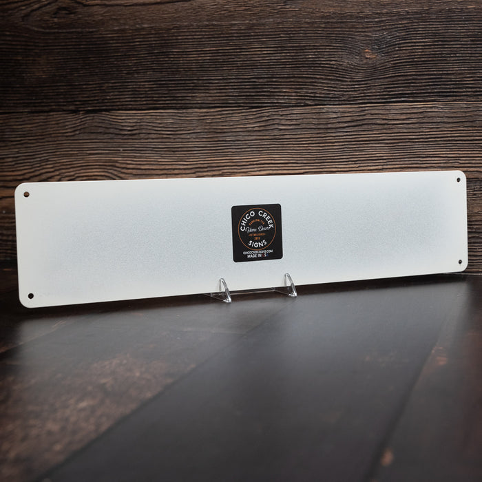 Custom Sign Right Hand Pointer