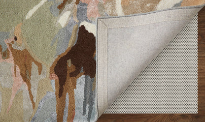 The Rug Corner Feizy Dafney Transitional Floral & Botanical - Tan/Gray/Green  Dafney Transitional Floral & Botanical - Tan/Gray/Green
