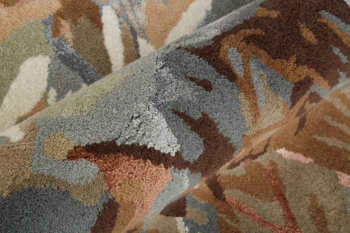 The Rug Corner Feizy Dafney Transitional Floral & Botanical - Tan/Gray/Green  Dafney Transitional Floral & Botanical - Tan/Gray/Green