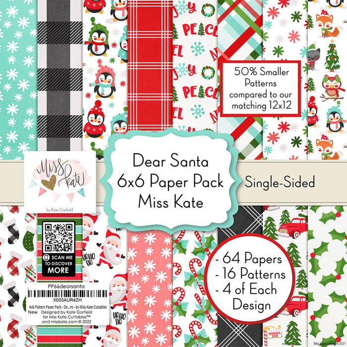 Dear Santa - 6X6 Paper Pack (Ss)