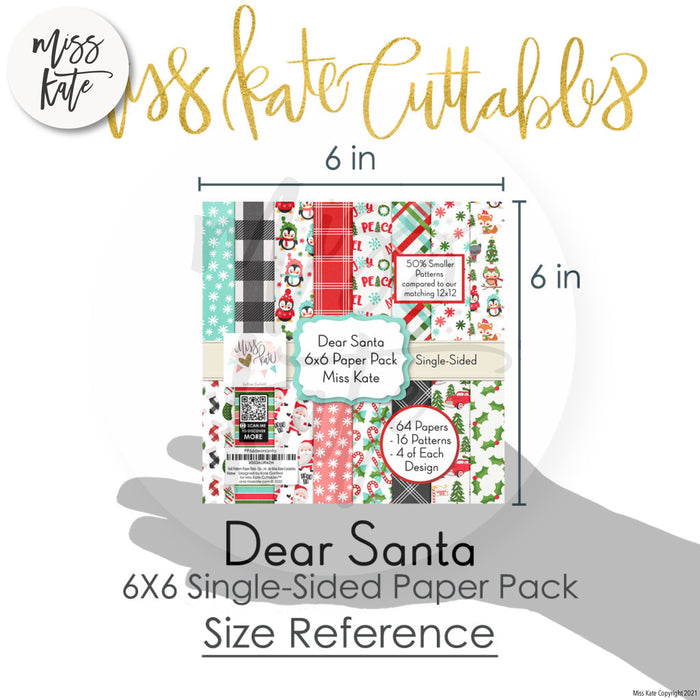Dear Santa - 6X6 Paper Pack (Ss)