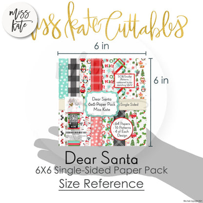 Dear Santa - 6X6 Paper Pack (Ss)