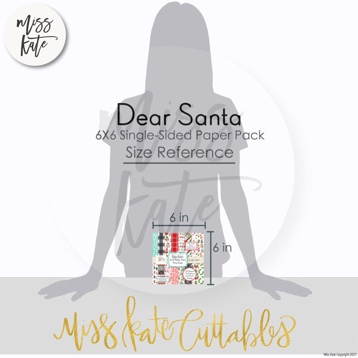 Dear Santa - 6X6 Paper Pack (Ss)