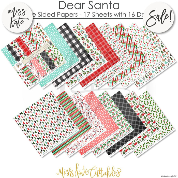 Dear Santa - Paper Pack Single Sided 12X12 (Ss)