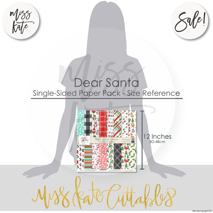 Dear Santa - Paper Pack Single Sided 12X12 (Ss)