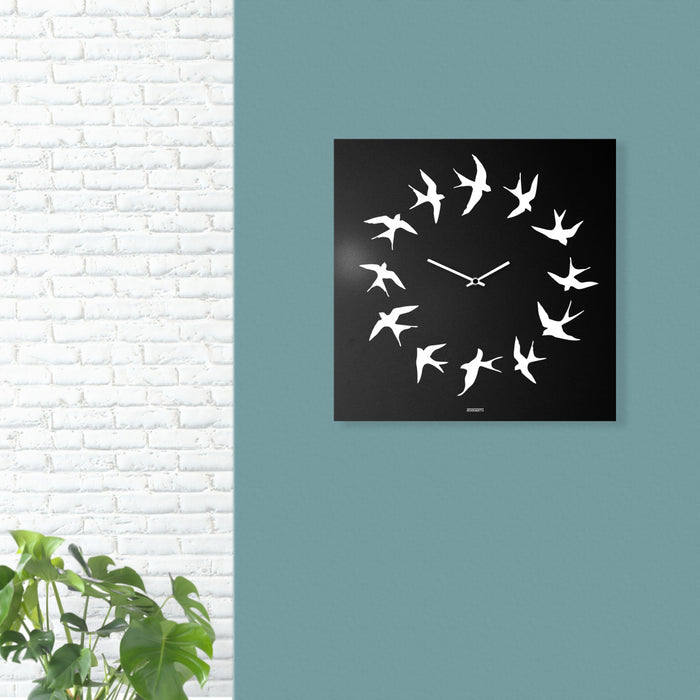 Design Object - Birds Wall Clock - Made in Italy - Time for a Clock