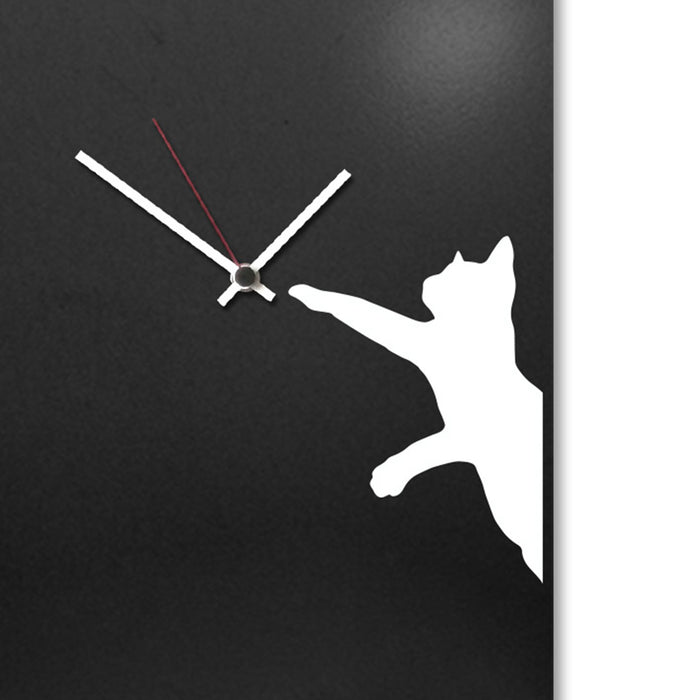 Design Object - Cat Wall Clock - Made in Italy - Time for a Clock