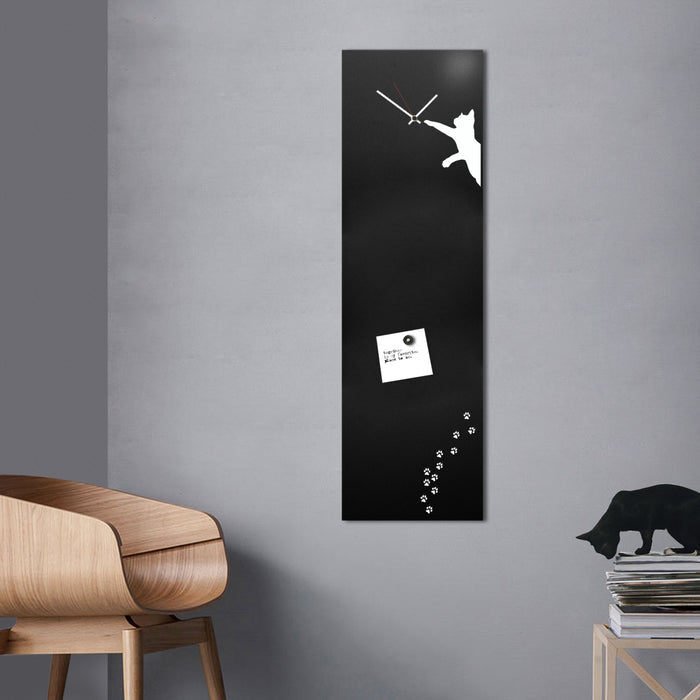 Design Object - Cat Wall Clock - Made in Italy - Time for a Clock
