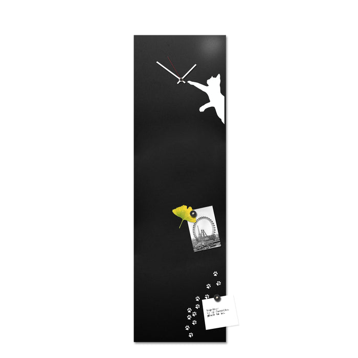 Design Object - Cat Wall Clock - Made in Italy - Time for a Clock