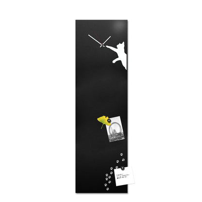 Design Object - Cat Wall Clock - Made in Italy - Time for a Clock