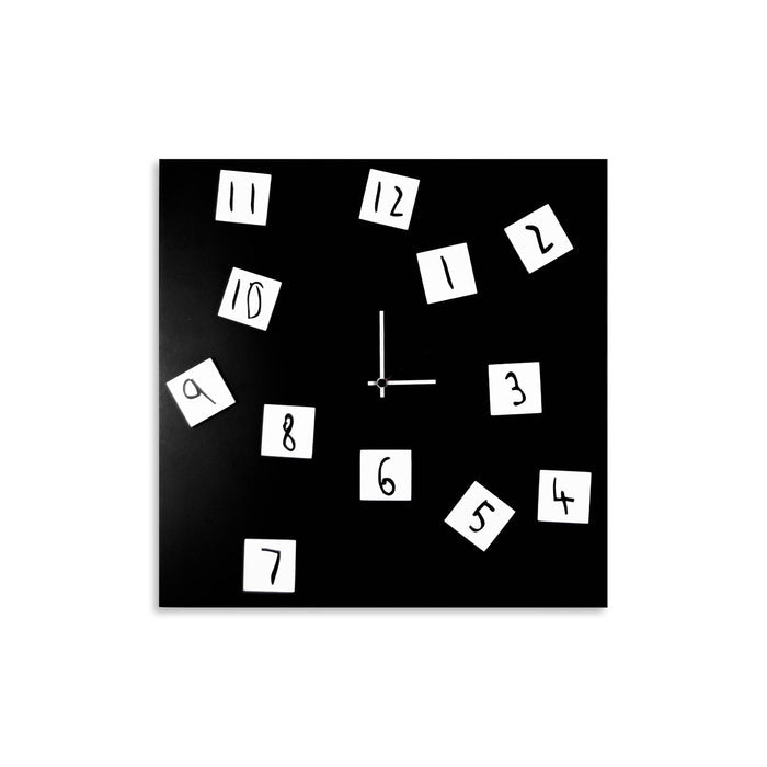 Design Object - Changing Magnetic Number Wall Clock - Made in Italy - Time for a Clock