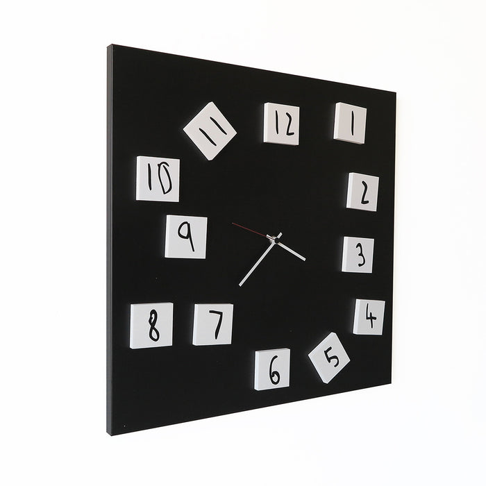 Design Object - Changing Magnetic Number Wall Clock - Made in Italy - Time for a Clock