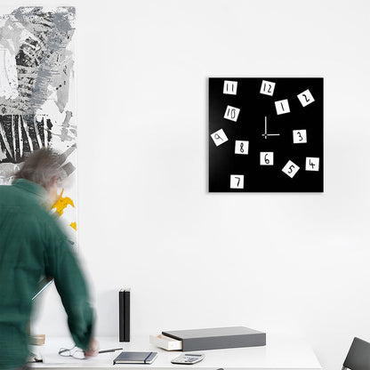 Design Object - Changing Magnetic Number Wall Clock - Made in Italy - Time for a Clock