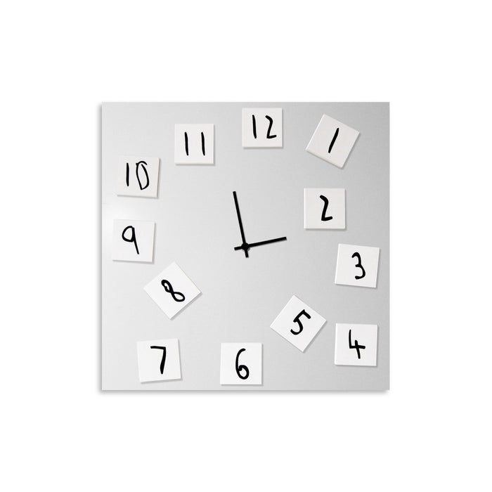 Design Object - Changing Magnetic Number Wall Clock - Made in Italy - Time for a Clock