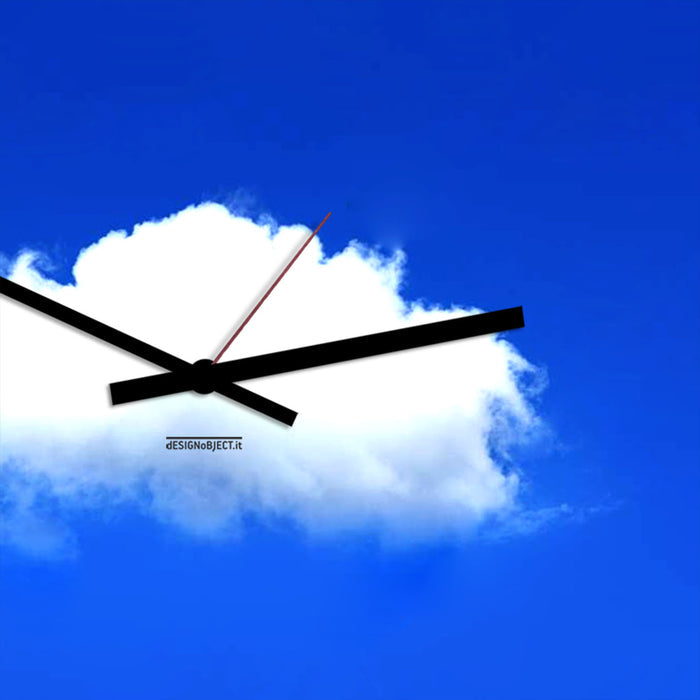 Design Object - Cloud Wall Clock - Made in Italy - Time for a Clock