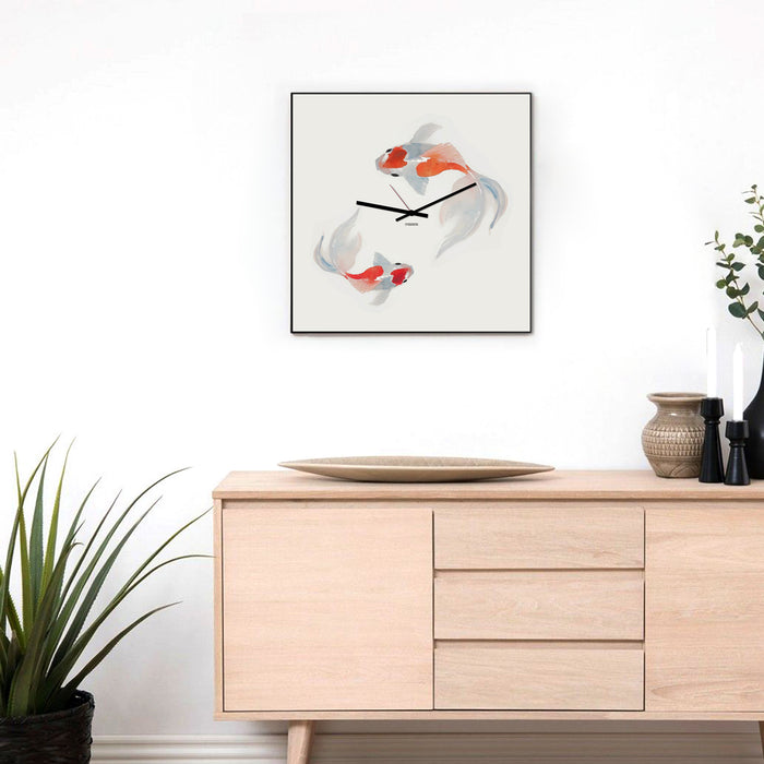 Design Object - Koi Wall Clock - Made in Italy - Time for a Clock