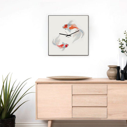 Design Object - Koi Wall Clock - Made in Italy - Time for a Clock