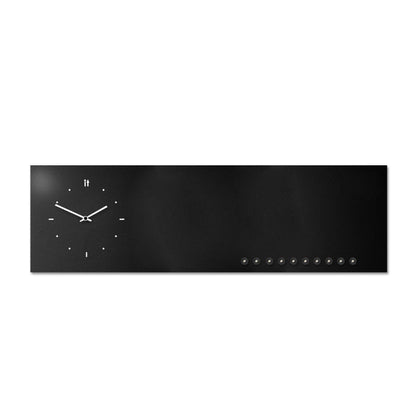 Design Object - Magnetic Board Horizontal Wall Clock - Made in Italy