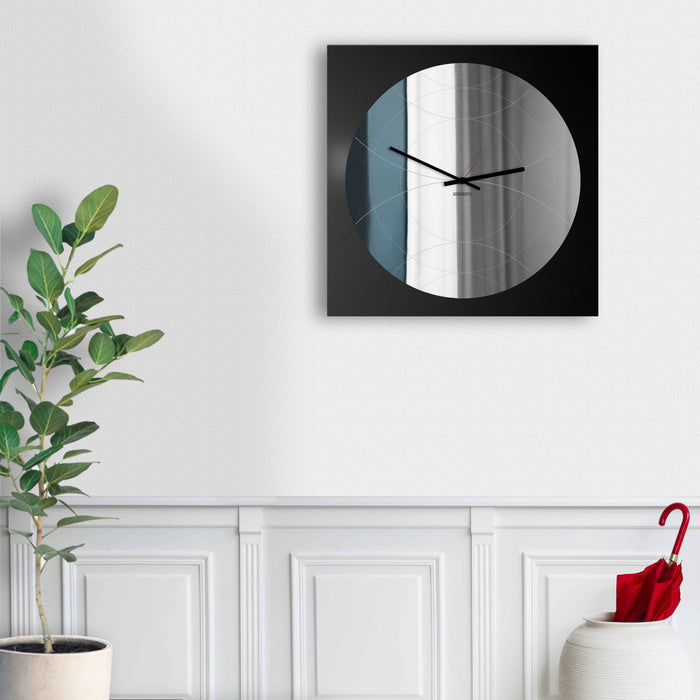 Design Object - Narciso Round Mirror Wall Clock - Made in Italy - Time for a Clock