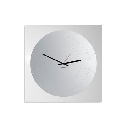 Design Object - Narciso Round Mirror Wall Clock - Made in Italy - Time for a Clock