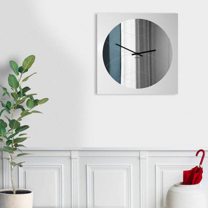 Design Object - Narciso Round Mirror Wall Clock - Made in Italy - Time for a Clock
