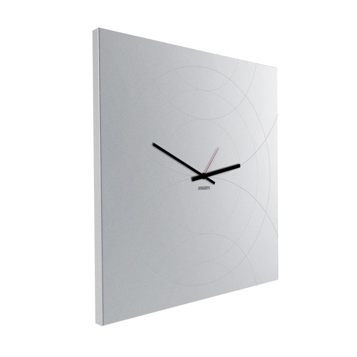 Design Object - Narciso Square Mirror Wall Clock - Made in Italy - Time for a Clock