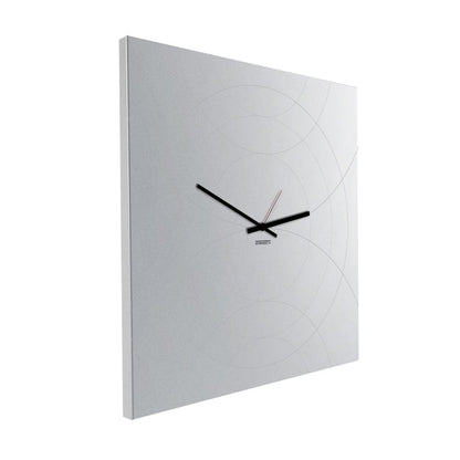 Design Object - Narciso Square Mirror Wall Clock - Made in Italy - Time for a Clock
