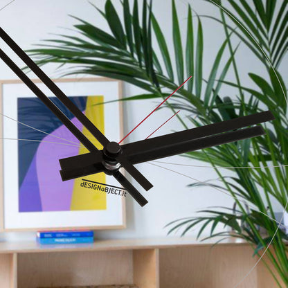 Design Object - Narciso Square Mirror Wall Clock - Made in Italy - Time for a Clock