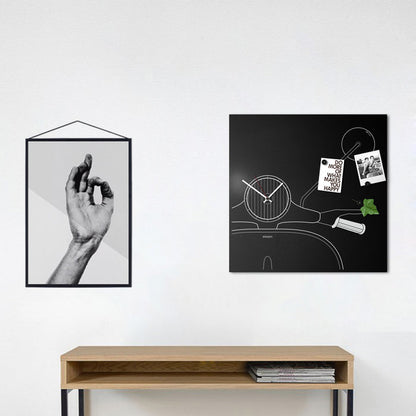 Design Object - Scooter Wall Clock - Made in Italy - Time for a Clock