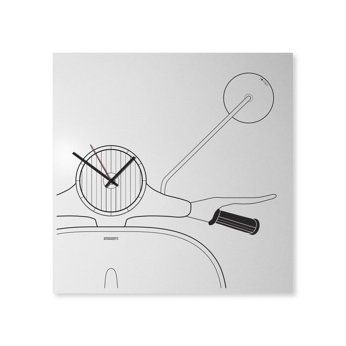 Design Object - Scooter Wall Clock - Made in Italy - Time for a Clock