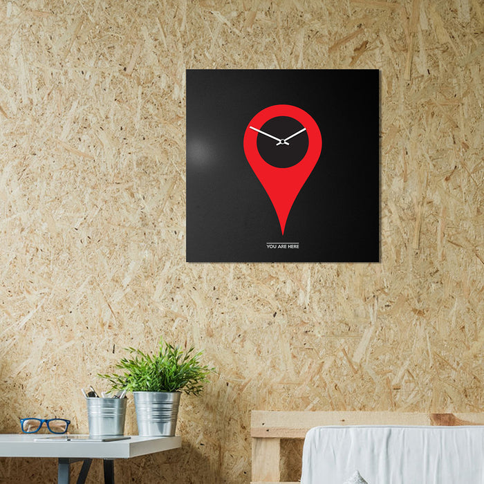 Design Object - You Are Here Wall Clock - Made in Italy - Time for a Clock