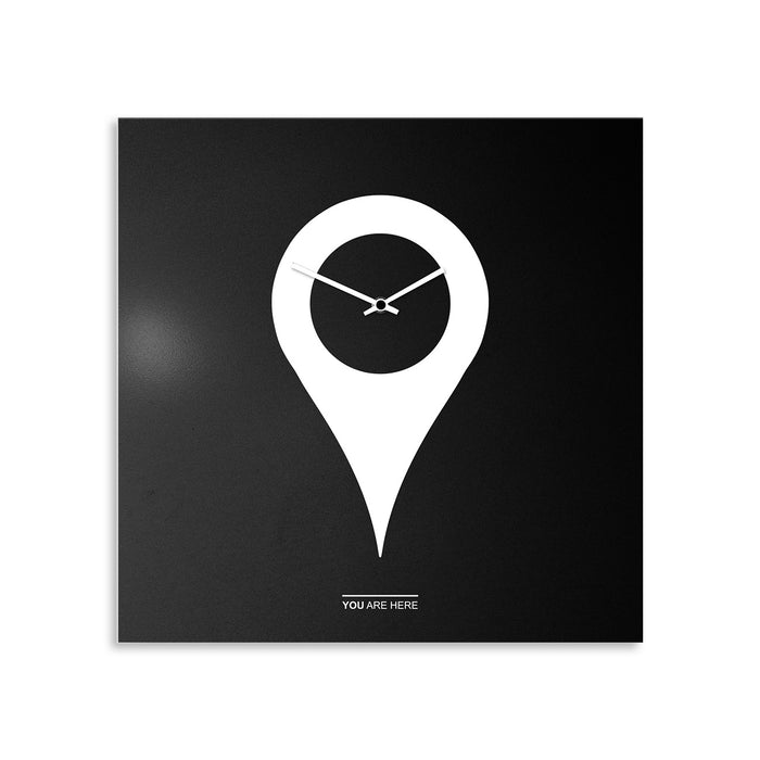 Design Object - You Are Here Wall Clock - Made in Italy - Time for a Clock