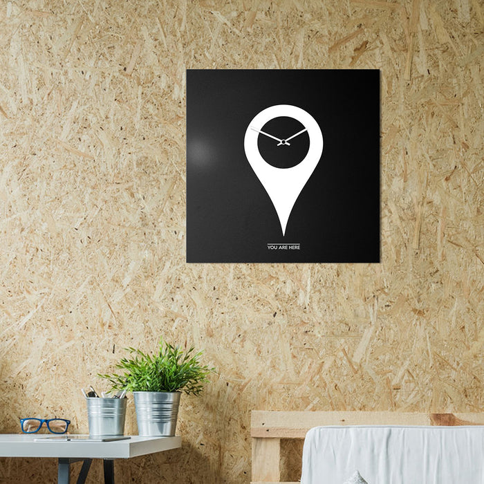 Design Object - You Are Here Wall Clock - Made in Italy - Time for a Clock