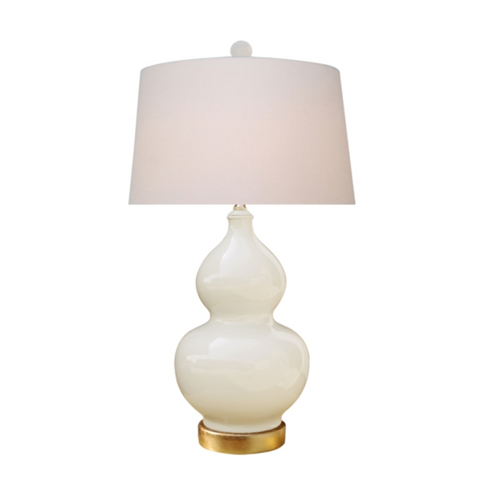 Dove White Double Gourd Lamp