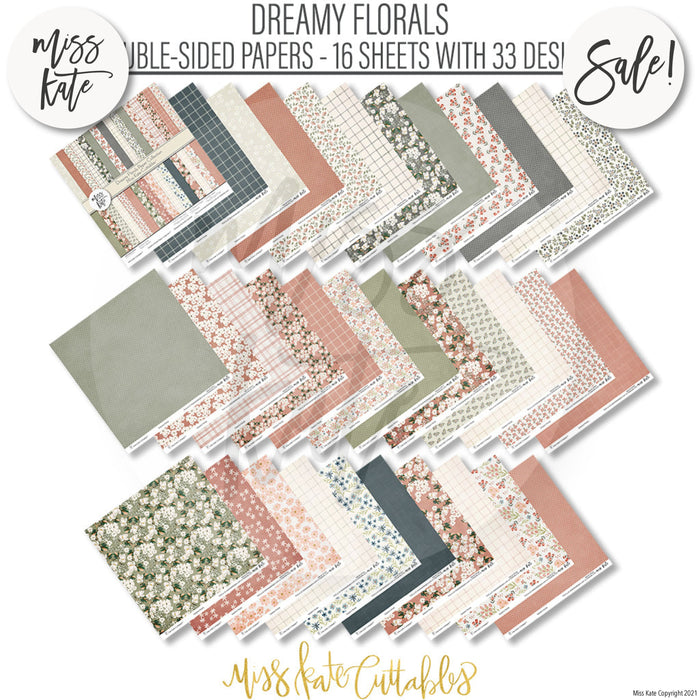 Dreamy Florals - Paper Pack 12X12 (Ds)