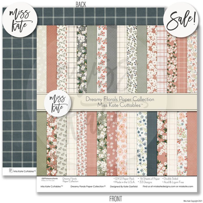 Dreamy Florals - Paper Pack 12X12 (Ds)