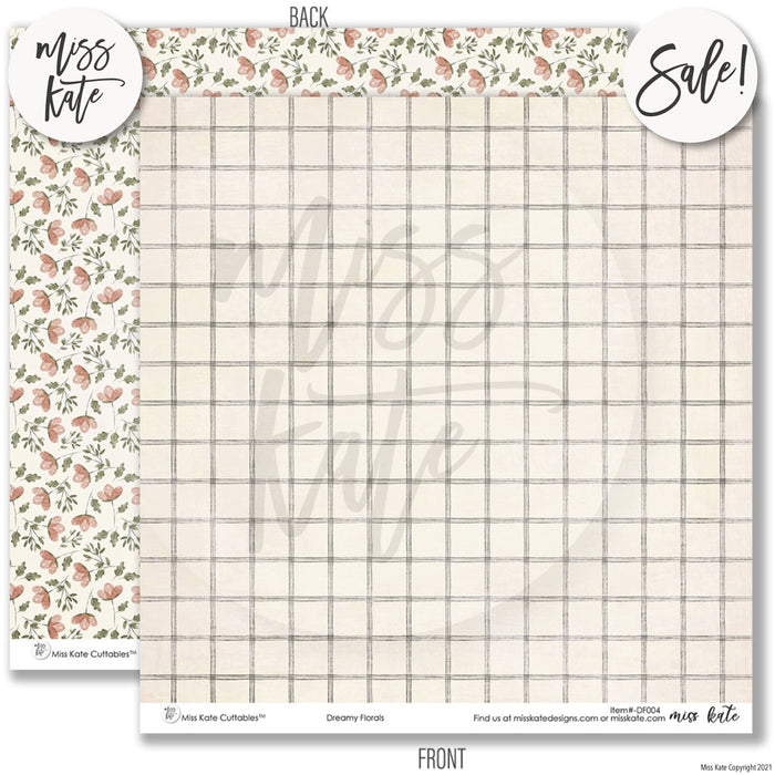 Dreamy Florals - Paper Pack 12X12 (Ds)