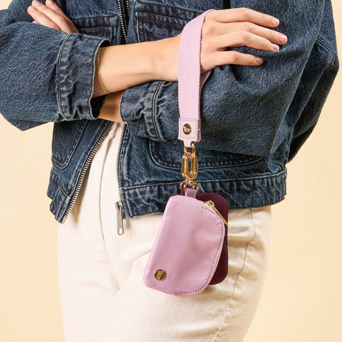 Dynamic Duo Pouch Wristlet (Lilac) by The Darling Effect at Confetti Gift and Party Tuscaloosa Alabama