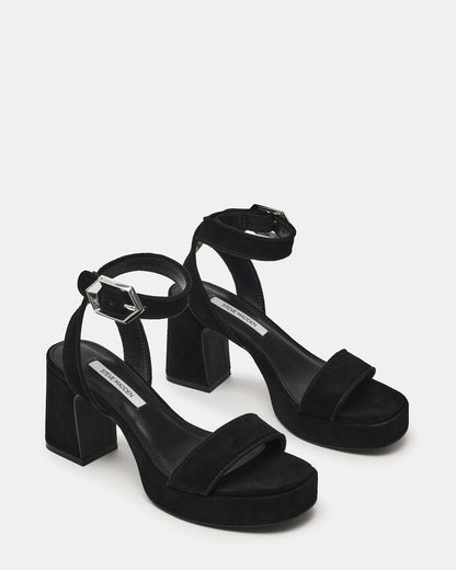ELIDA BLACK SUEDE