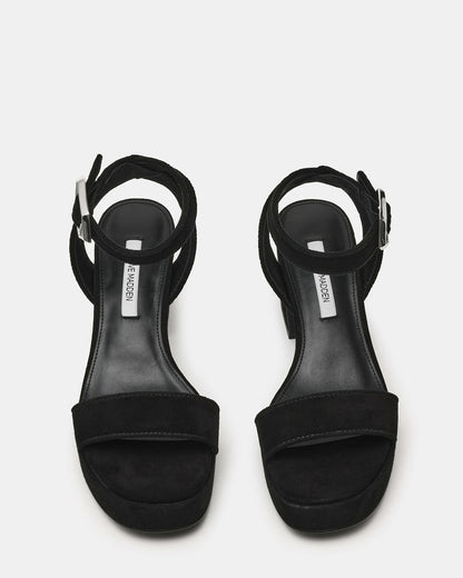 ELIDA BLACK SUEDE